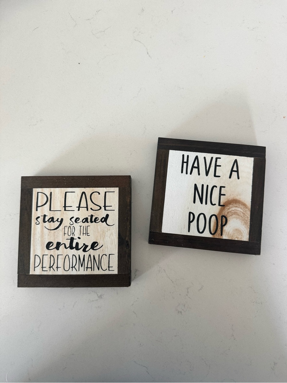 Bathroom Signs - Small